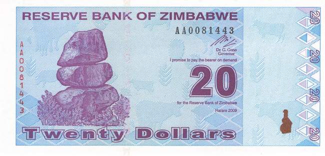 20 Dollar 2009